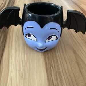 Disney Store Mug Vampire Bat Girl Plastic Cup Mug 3D Vampirina